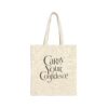 Carry Your Confidence Tote Bag – Minimalist Cotton Canvas Tote