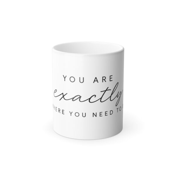 Exactly Where You Need To Be Mug
