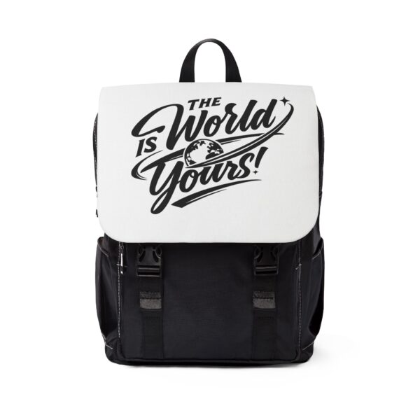 The World Is Yours Backpack - Everyday Travel Backpack