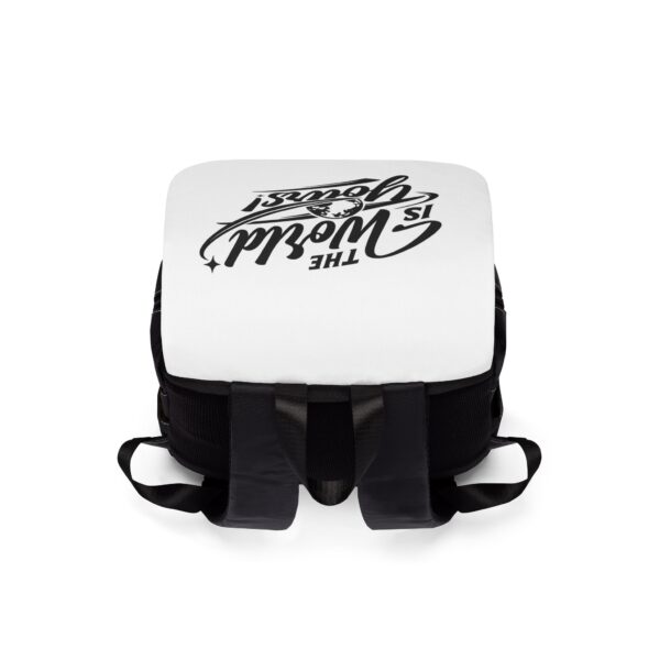 The World Is Yours Backpack - Everyday Travel Backpack