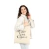 Carry Your Confidence Tote Bag – Minimalist Cotton Canvas Tote